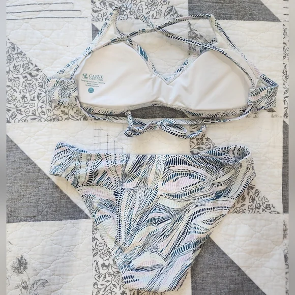 Carve Designs Cardiff Bikini Set - Small NEW - Picture 8 of 10